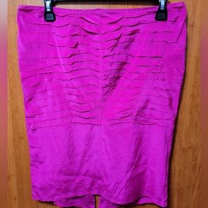 Gucci Tom Ford 2004 Silk Pleated Skirt.